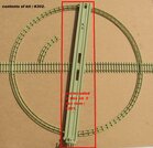 Rail set 360&deg; for  rotating platform 1/35
