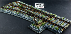 Left hand turnout 1/35 (German / European)