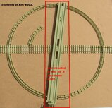 Rail set 360&deg; for  rotating platform 1/35
