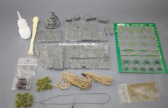 Buddha with ruin and scenery 1/48