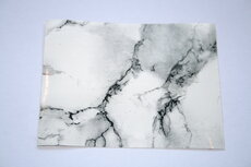 Marble white/black