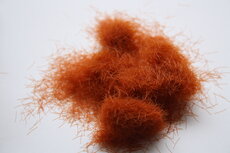 Brown grass fibres 6 mm