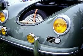 Headlights yellow, round set