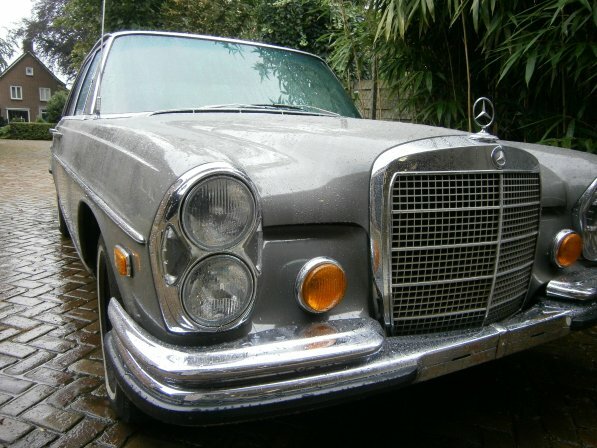 Headlights orange, round set