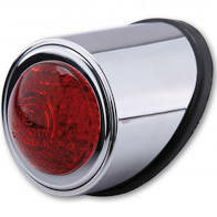 Headlights red, round set