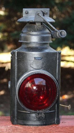 Headlights red, round set