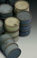 German / US oil barrels 1/72  - 1/87