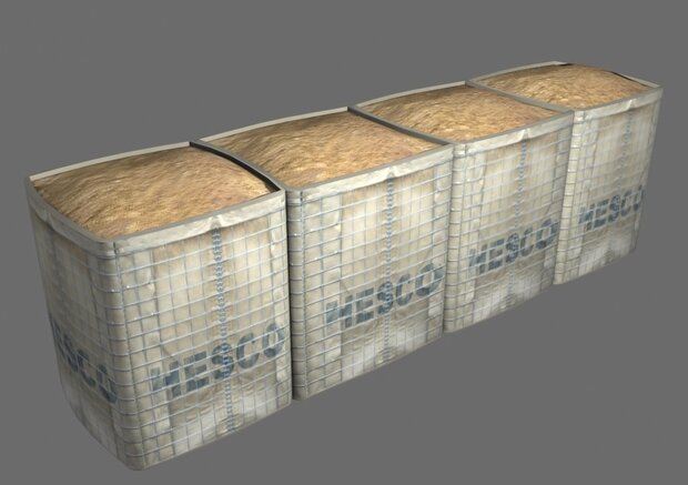 Hesco Barrier  set mil9 &amp;mil10  1/35