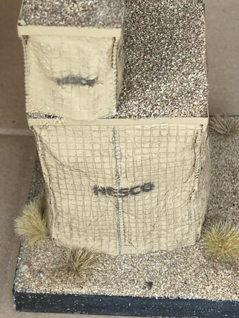 Hesco Barrier  set mil9 &amp;mil10  1/35