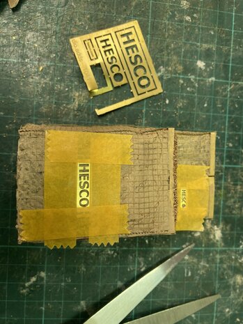 Hesco Barrier  set mil9 &amp;mil10  1/48