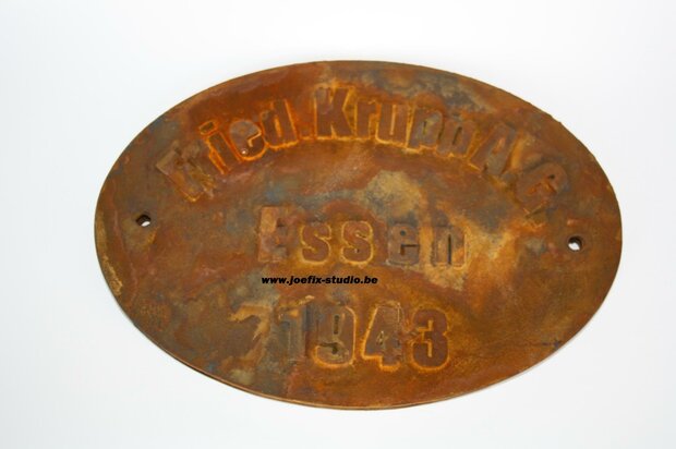 Resin copy of an  original plate K5(e)