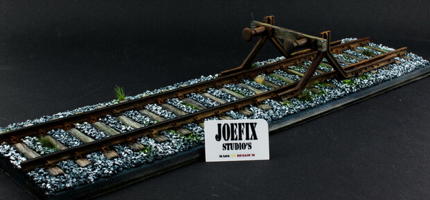 Stop block with track1/35 ( Germany/European)