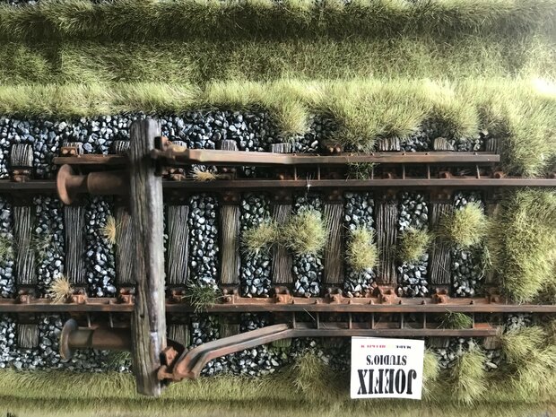 Stop block with track1/35 ( Germany/European)