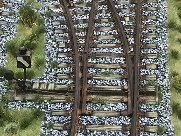 Left hand turnout 1/35 (German / European)