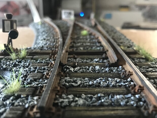 Left hand turnout 1/35 (German / European)