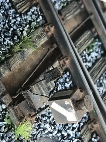 Left hand turnout 1/35 (German / European)