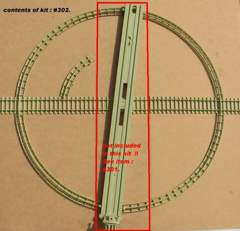 Rail set 360&deg; for  rotating platform 1/35