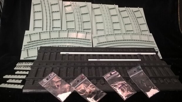 Rail set 360&deg; for  rotating platform 1/35