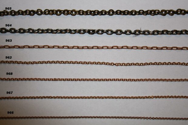 Chain copper 9s/cm  500mm  