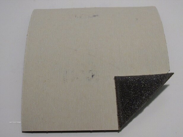 Soft back sanding paper P800