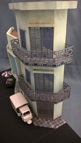 Vietnam 1/35  corner cityhouse 4