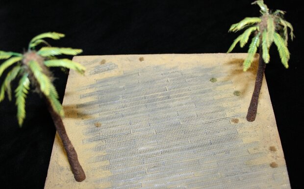 Psp airfield base &quot;palmtrees&quot; 1/72