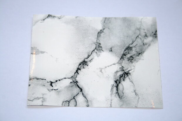 Marble white/black