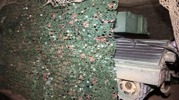 Camouflage netting barracuda 14 x 9 cm