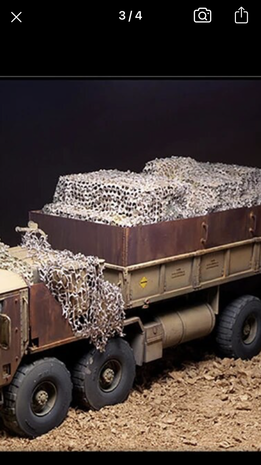 Camouflage netting barracuda 14 x 9 cm