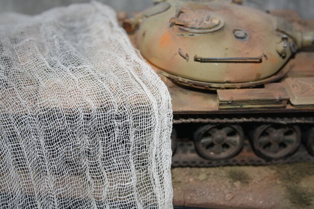  Camouflage netting desert colour 55 x 55 cm