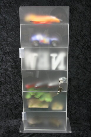 Display in acrylic 5 levels